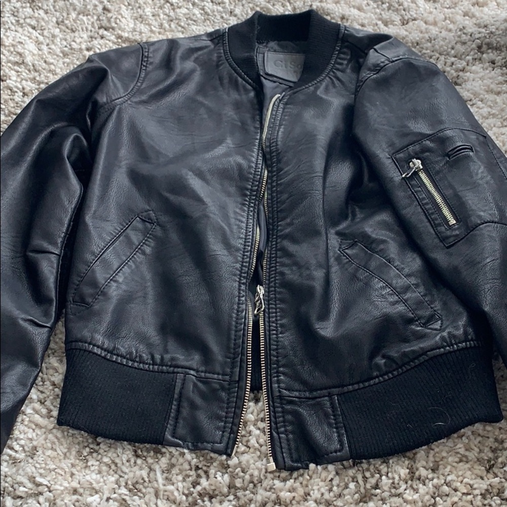 Leather jacket